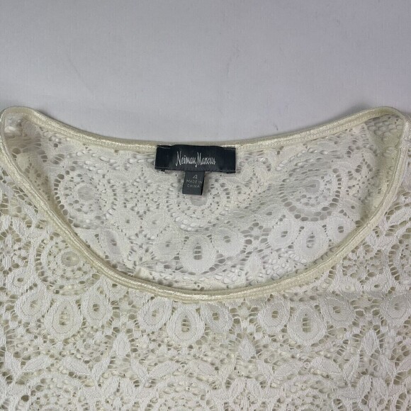 Neiman Marcus Sheer Lace Slip Maxi Dress size 4 Slip Whimsigoth Fairy sheer Boho - Picture 7 of 13